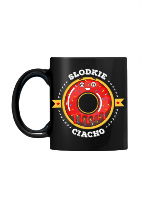 Słodkie Ciacho - Kubek czarny