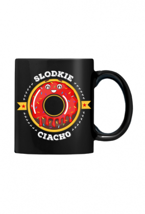Słodkie Ciacho - Kubek czarny