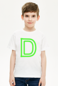 Koszulka Dziecięca D Neon