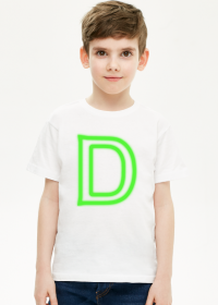 Koszulka Dziecięca D Neon