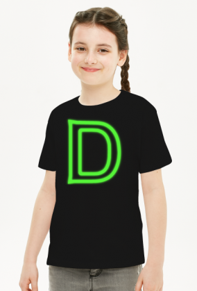 Koszulka Dziecięca D Neon