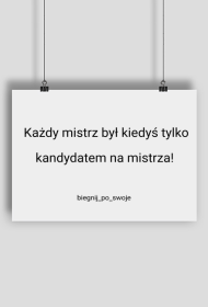 Plakat - Mistrz