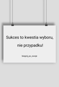 Plakat - Sukces