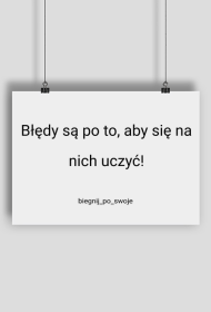 Plakat - Błędy