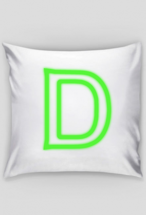 Poduszka D Neon