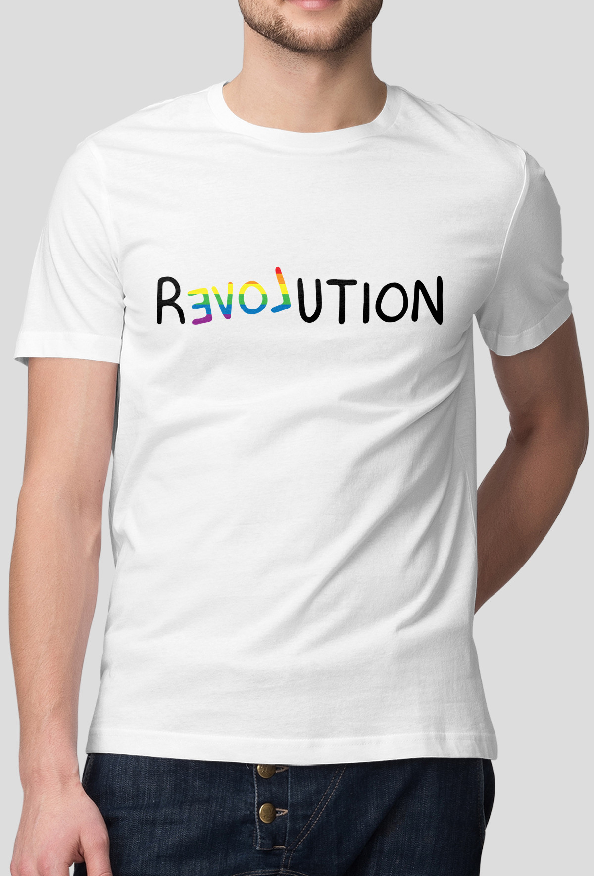Koszulka -Revolution (Oryginalny Prezent)