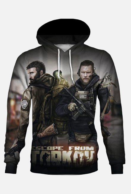 Escape From Tarkov Full Print Hoodie Black USEC