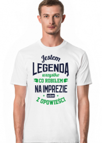 Śmieszna koszulka - Jestem legendą