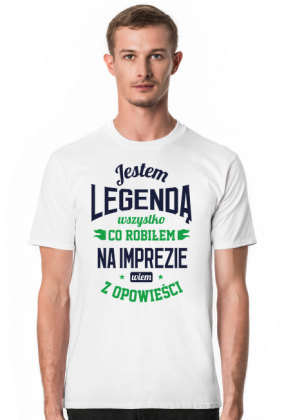 Śmieszna koszulka - Jestem legendą