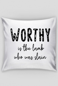 WORTHY IS THE LAMB WHO WAS SLAIN GOD JESUS CHRIST CHRISTIAN FAITH JEZUS CHRYSTUS BÓG WIARA