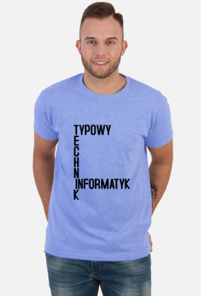 Typowy Technik Informatyk (koszulka męska) cg