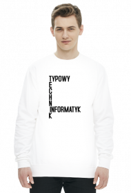 Typowy Technik Informatyk (bluza męska klasyczna) cg