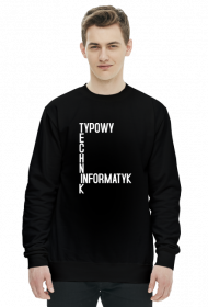 Typowy Technik Informatyk (bluza męska klasyczna) jg