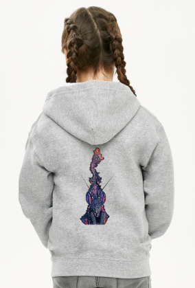 Bluza z kapturem dla dzieci Phyllocrania paradoxa