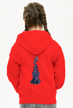 Bluza z kapturem dla dzieci Phyllocrania paradoxa