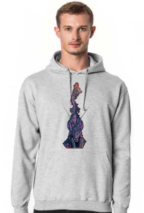 Bluza z kapturem 2 Phyllocrania paradoxa