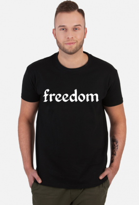 T-Shirt męski czarny