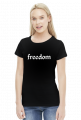 T-Shirt damski czarny