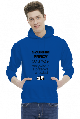 Praca Marzeń (bluza męska kaptur) cg