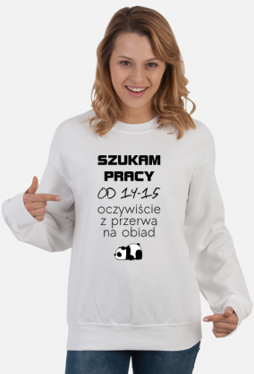 Praca Marzeń (bluza damska klasyczna) cg