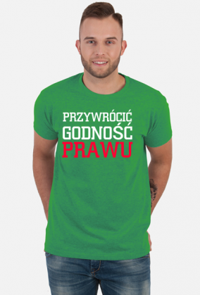 Przywrócić godność prawu koszulka