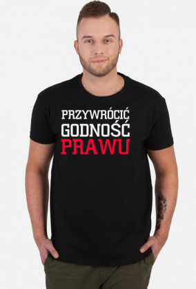 Przywrócić godność prawu koszulka