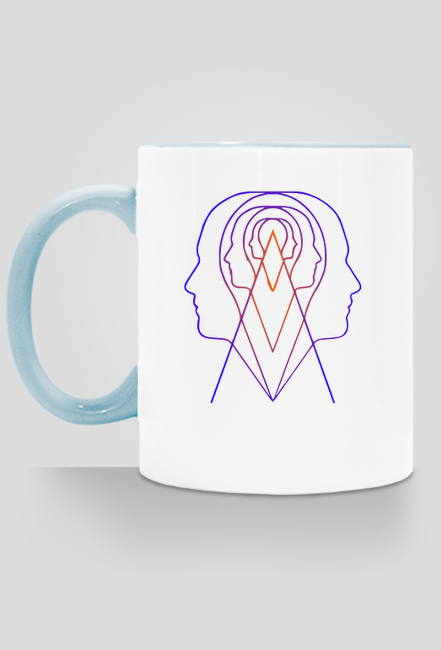 Kubek z kolorowym uchwytem Diamentowego Ducha