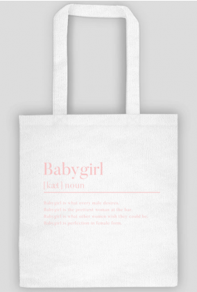 Babygirl Bag Black & White