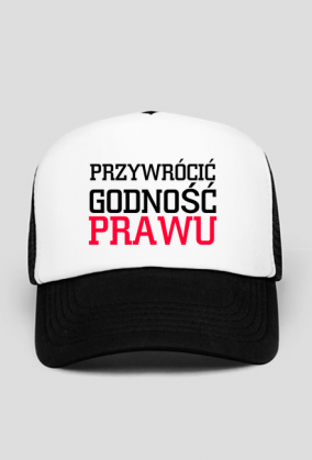 Przywrócić godność prawu czapka z daszkiem