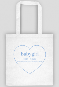 Babygirl Heart Bag Blue