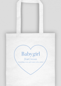 Babygirl Heart Bag Blue