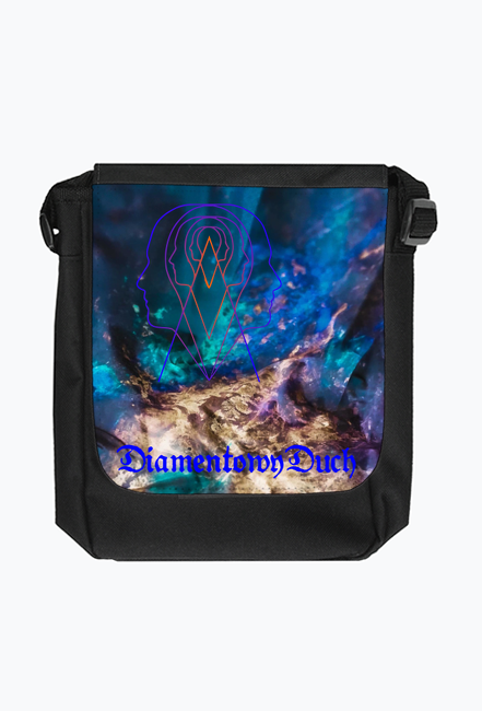 Torba na ramie DiamentowyDuch. Naniesiony obraz z pracowni Kamili Ottenberg Kamińskiej.