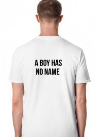 t shirt z napisem boy has a name