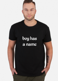 t shirt boy has a name