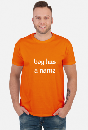 t shirt boy has a name