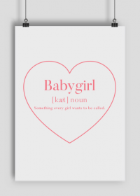 Babygirl Pink Poster