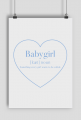 Babygirl Blue Poster