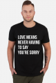 t shirt czarny black love quote