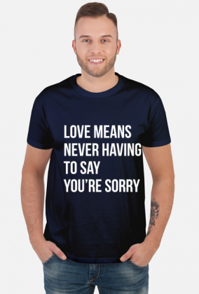 t shirt czarny black love quote