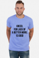 t shirt white biały greed S,M,L,XL,2XL,3XL,4XL,5XL