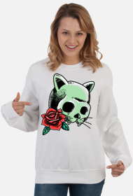 bluza kocia czaszka