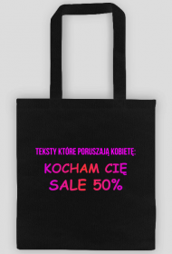 Torba Kocham Cię Sale 50%