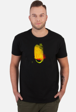 T-Shirt Ciemny OŚNO LUBIĘ Yellow