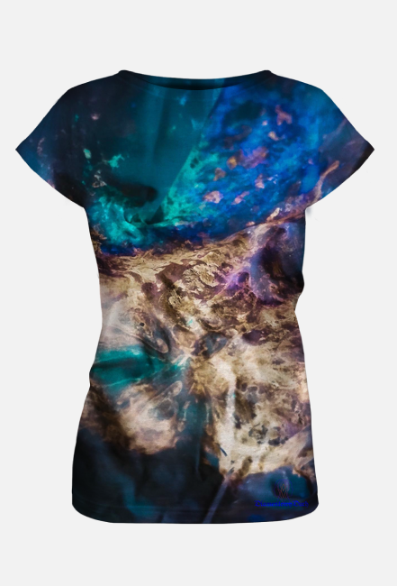 Koszulka cała 8 DiamentowyDuch. Naniesiony obraz z pracowni Kamili Ottenberg Kamińskiej.