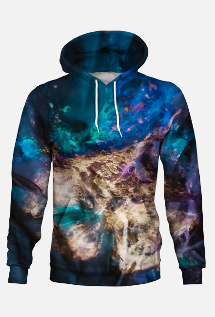 Bluza cała 7 DiamentowyDuch. Naniesiony obraz z pracowni Kamili Ottenberg Kamińskiej.