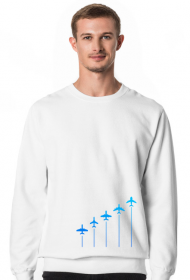 Sweter, bluza nierozpinana SAMOLOTY Plane Trails