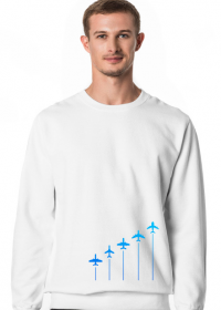 Sweter, bluza nierozpinana SAMOLOTY Plane Trails