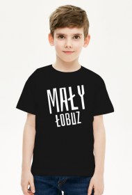 koszulka z nadrukiem mały łobuz