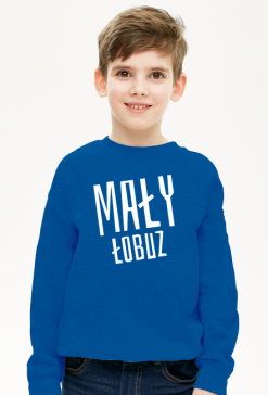 bluza z nadrukiem mały łobuz