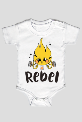 body niemowlęce rebel